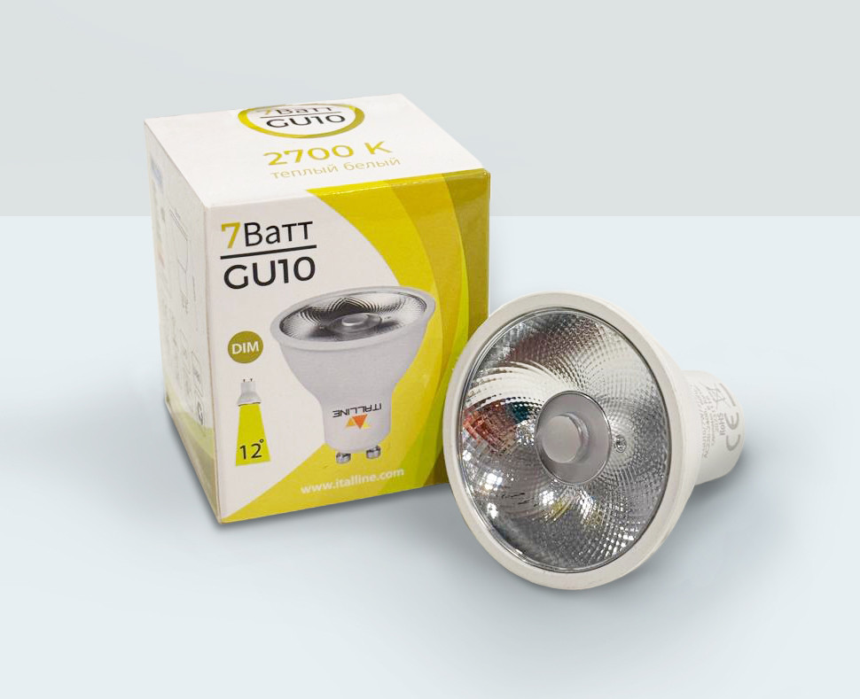 HL GU10/7W/2700K DIM светодиодная лампа