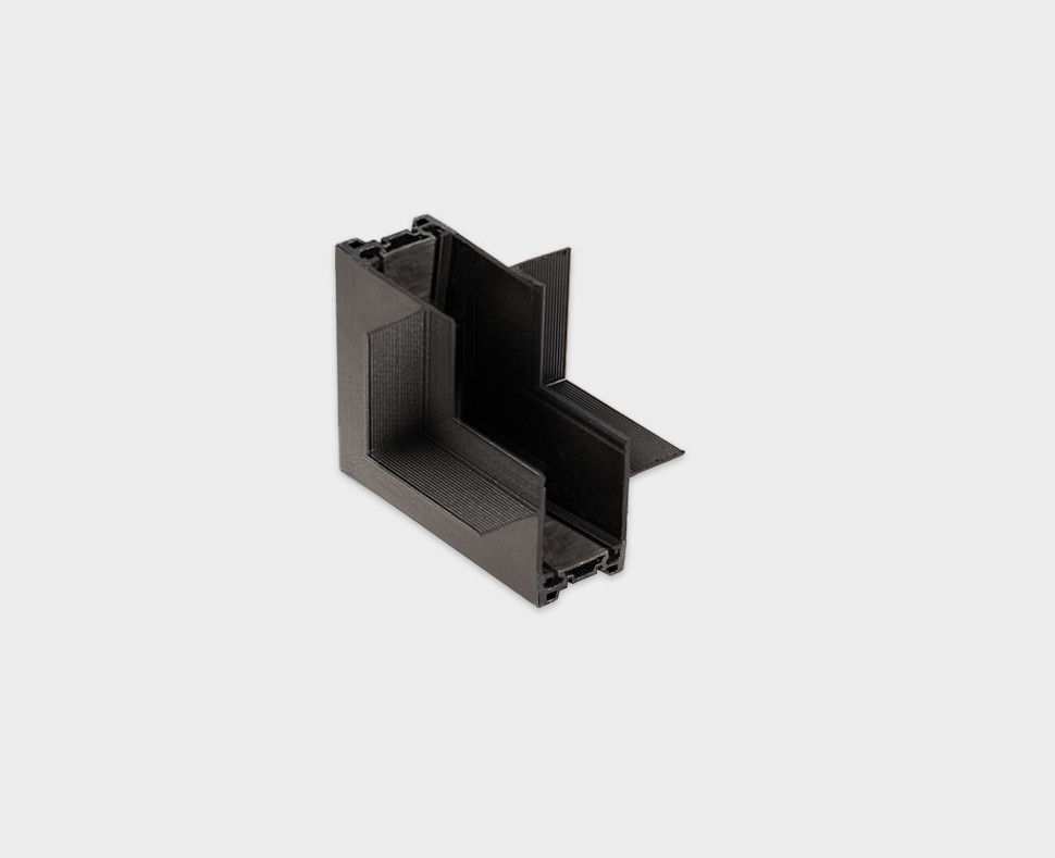 IT09-9033 black соединитель вертикальный угловой