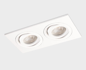 SAG203-4 white/white светильник встраиваемый поворотный