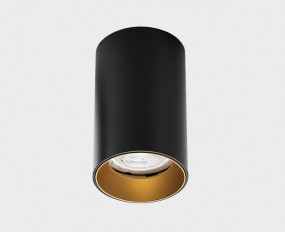 DANNY PL black + Ring Danny gold светильник потолочный
