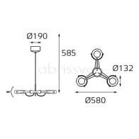 SLD 075P3 white светильник подвесной